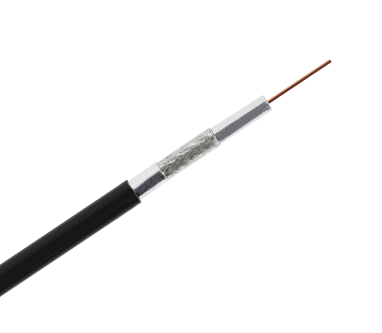 RG11TF-serie 75 Ohm coaxkabel—Tri-Shield met gelei