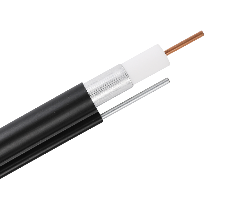 Trunk-serie—500 Naadloze Trunk-kabel met Messenger, Jelly 75 Ohm coaxkabel