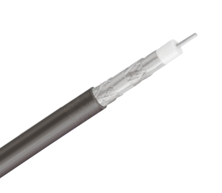 RG59Q-serie 75 Ohm gevlochten coaxkabel - Quad-Shield